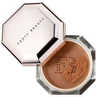Fenty Beauty Pro Filt'r Setting Powder: Weightless, Shine Control, Pore Blurring, Long-Lasting Makeup, Photo-Ready Finish Fenty Beauty Setting Powder: Shine Control, Pore Blurring setting powder, loose setting powder, retouch setting powder, shine control powder, pore blurring powder, long-lasting makeup, photo-ready finish, matte setting powder, cruelty-free setting powder, weightless setting powder, makeup, face powder, face makeup, beauty, cosmetics, flawless finish, oily skin, combination skin, minimize