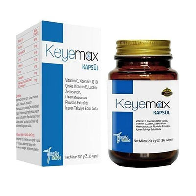 Keyemax Antioxidant Dietary Supplement - 36 Capsules for Eye Health & Overall Wellness