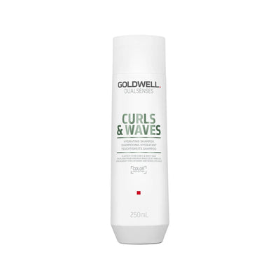 Goldwell Dualsenses Curls & Waves Moisturizing Shampoo for Curly Hair - Hydrating, Sulfate-Free, 250ml