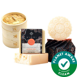Viori Natural Hair Shampoo & Conditioner Bar Set with Bamboo Holder - Eco-Friendly, Vegan, Cruelty-Free Hair Care Viori Natural Hair Care Set - Eco-Friendly, Vegan, Cruelty-Free Natural hair care, Sustainable hair products, Vegan shampoo and conditioner, Cruelty-free hair care, Eco-friendly hair care products, Hair care set, Bamboo holders, Longsheng Rice Water, Cocoa Butter, Hydrolyzed Rice Protein, pH balanced hair care, Sulfate-free shampoo, Paraben-free conditioner, Plastic-free packaging, Recyclable pa