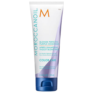 Moroccanoil Blonde Perfecting Purple Conditioner - Anti-Brassiness, Nourishing Conditioner for Blonde Hair Moroccanoil Purple Conditioner for Blonde Hair - Anti-Brassiness & Nourishing Purple Conditioner, Blonde Hair Care, Anti-Brassiness Conditioner, Nourishing Conditioner, Color-Correcting Hair Care, Hair Repair, ArganID Technology, Violet Pigments, Amino Acid Blend, Moroccanoil, Blonde Perfecting, Hair Conditioner, Tone-Correcting Conditioner, Hair Nourishment, Color Vibrancy, Hair Health