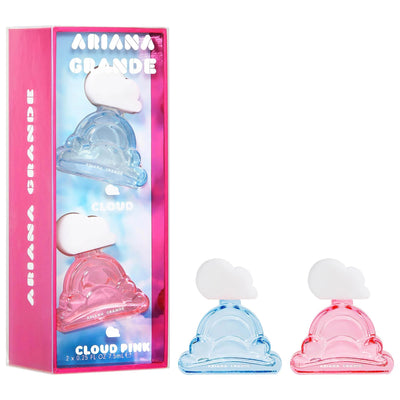 Ariana Grande Cloud Perfume Set - Deluxe-Mini Duo with Cloud & Cloud Pink Eau de Parfum, Luxury Fragrance Gift Set