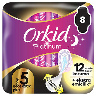 orkid platinum night extra plus hygienic pads package, orkid platinum night extra plus pads size comparison Orkid Platinum Night Extra Plus (Size 5) Hygienic Pads - 8 Count for Women Orkid Platinum Night Extra Plus - 8 Pads for Women orkid, hygienic-pads, women, night-pads, extra-large, menstrual-hygiene, comfort, safety, leak-proof, ai-generated