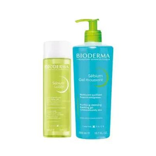 Bioderma Sebium Skincare Set for Combination & Oily Skin - Dermatologically Tested Routine Bioderma Sebium Skincare Set for Oily Skin Bioderma Sebium Skincare Set, Combination Skin Care, Oily Skin Skincare Routine, Dermatologically Tested Skincare, Sebium Line by Bioderma, Skincare for Oily Skin, Acne Control Skincare, Bioderma Skincare, Skincare Routine for Combination Skin
