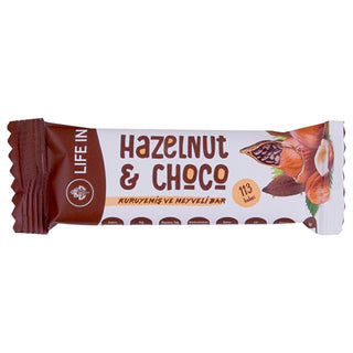 Life In Vegan Gluten-Free Nut and Fruit Bar - Healthy Snack, No Added Sugar, Rich in Nuts and Fruits