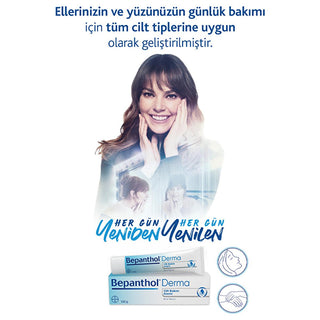 Bepanthol Skin Care Cream: Daily Face & Hand Moisturizer for Dry Skin | ProVitamin B5, Non-Greasy Formula for Skin Barrier Protection Bepanthol Skin Cream: Dry Skin Moisturizer | ProVitamin B5 skin care cream, hand cream, face cream, dry skin moisturizer, ProVitamin B5 cream, non-greasy moisturizer, daily skin care, moisturizing cream for dry skin, skin barrier protection cream, moisturizing cream, hydrating cream, dry skin relief, sensitive skin, daily use cream, hand care, face care, skin protection, ProV