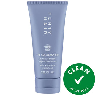 Fenty Hair: The Comeback Kid Mini - Instant Damage Repair Hair Treatment | Split End & Breakage Solution - Vegan & Cruelty-Free Fenty Hair Comeback Kid: Damage Repair Treatment - Vegan & Cruelty-Free hair treatment, damage repair hair treatment, split end treatment, hair breakage treatment, vegan hair treatment, cruelty-free hair treatment, Fenty hair treatment, hair strengthening treatment, damaged hair repair, hair moisturizing treatment, hair repair, hair mask, hair treatment for damaged hair, vegan hair