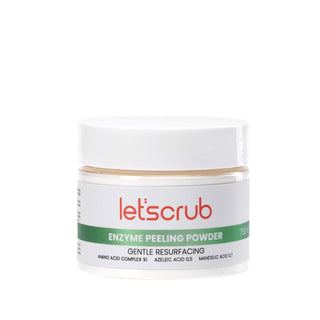 Let'scrub Enzyme Peeling Powder for Gentle Exfoliation and Skin Renewal - Natural Skincare, 75g Let'scrub Enzyme Peeling Powder for Natural Skincare enzyme peeling powder, natural skincare products, gentle exfoliation, skin renewal, cleansing and renewing skin, skincare, natural ingredients, sensitive skin, exfoliation, skin health, beauty products