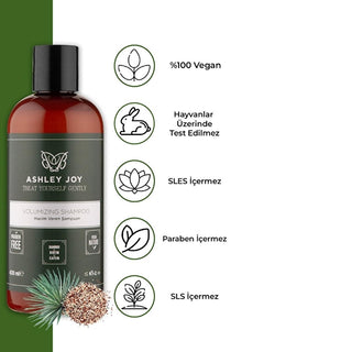 Ashley Joy Volumizing Shampoo: Bamboo & Caffeine for Thicker, Fuller Hair - Paraben Free - 400ml Ashley Joy Volumizing Shampoo | Thicker, Fuller Hair volume shampoo, thickening shampoo, shampoo for fine hair, bamboo extract shampoo, caffeine shampoo, hair volume boost, paraben free shampoo, Ashley Joy shampoo, hair volumizing shampoo, shampoo for thin hair, volumizing shampoo, shampoo, hair care, fine hair, thin hair, hair volume, bamboo extract, caffeine, kinoa, agave extract, amino acid, biotin, paraben f