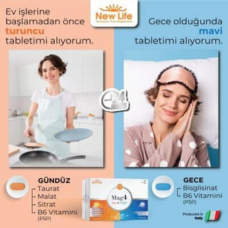 New Life Mag4 Day & Night Magnesium - 60 Tablets