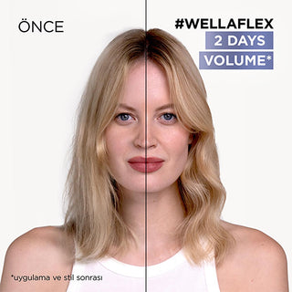 Wella Wellaflex Extra Strong Hold Hair Spray for Long-Lasting Volume - Vegan, UV Protection, 2.54 fl oz