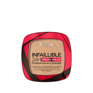 Loreal Paris Infaillible 24H Fresh Wear Powder Foundation - Long Lasting, Fresh Look, Golden Beige Shade Loreal Paris Infaillible 24H Fresh Wear Powder Foundation Loreal Paris Foundation, Infaillible 24H Fresh Wear, Powder Foundation, Golden Beige Makeup, Long Lasting Makeup, Foundation Makeup, Makeup for Daily Wear, Durable Makeup Solutions, Beauty Essentials, Makeup Products, Cosmetics, Long Lasting Foundation, Fresh Wear Formula, Powder Texture Foundation, 140 Golden Beige Shade, Infaillible Brand Line