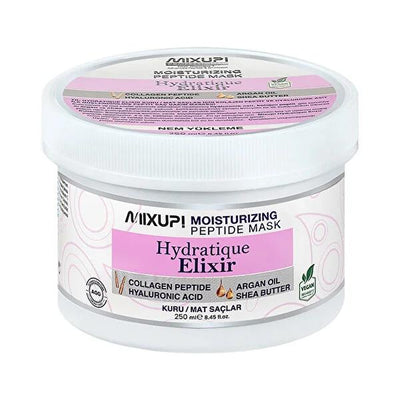 Mixup Hydratique Elixir Hair Mask: Intense Hydration for Dry, Damaged Hair with Hyaluronic Acid & Collagen Peptides