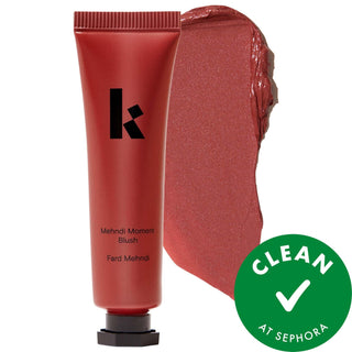 Mehndi Moment Radiant Cream Blush: Long-Lasting, Buildable Color, Vegan & Cruelty-Free - Hydrating, Antioxidant-Rich Formula Mehndi Moment Cream Blush: Radiant, Long-Lasting Vegan Color cream blush, long-lasting blush, vegan blush, cruelty-free blush, radiant cream blush, buildable cream blush, hydrating blush, antioxidant blush, natural blush, Mehndi Moment blush, blush, cheek makeup, makeup, vegan cosmetics, cruelty-free cosmetics, long lasting, buildable, amla extract, hibiscus extract, radiant finish, n