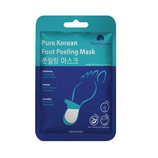 Pure Korean Exfoliating Foot Mask Socks - Softens Dry, Cracked Heels Naturally Pure Korean Exfoliating Foot Mask Socks - Natural Foot Care exfoliating foot mask, Korean foot care, dry heel repair, natural foot exfoliant, softening cracked feet, foot care, skincare, natural ingredients, self-care, pampering, foot health, beauty products, wellness