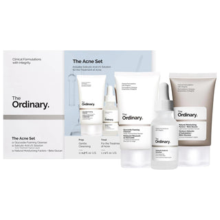 The Acne Set by The Ordinary - 3-Piece Acne Skincare Routine for Clearer Skin, Vegan & Cruelty-Free The Acne Set - Acne Skincare Routine by The Ordinary acne skincare set, vegan skincare products, cruelty-free skincare, salicylic acid skincare, gluten-free skincare, acne treatment, skincare routine, clear skin, healthy skin, The Ordinary, skincare set, vegan products