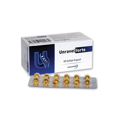 Unravel Forte Dietary Supplement - Herbal Oil Blend Softgel Capsules for Natural Health Support