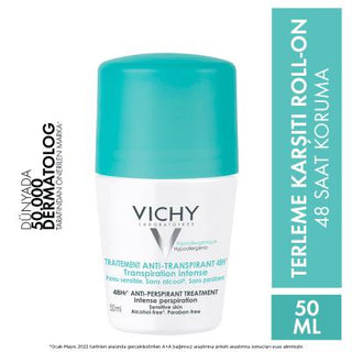 Vichy Intense Anti-Perspirant Deodorant for Excessive Sweating - Long Lasting Sweat & Odor Protection, Alcohol & Paraben-Free, Hypoallergenic Vichy Anti-Perspirant Deodorant - Intense Sweat & Odor Control anti-perspirant deodorant, deodorant for excessive sweating, intense anti-perspirant, alcohol-free deodorant, paraben-free deodorant, hypoallergenic deodorant, deodorant for sensitive skin, long lasting deodorant, sweat protection, body odor control, deodorant, sweat, odor, sensitive skin, hypoallergenic, 