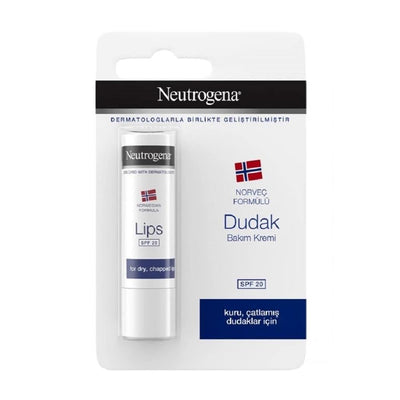 Neutrogena Lip Care Cream SPF 20 - Moisturizing Lip Balm for Dry, Chapped Lips