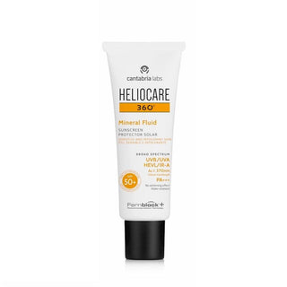Heliocare 360 Mineral Fluid SPF 50+ Sunscreen for Sensitive Skin - 1.69 fl oz Heliocare 360 Mineral Fluid SPF 50+ Sunscreen - 1.69 fl oz Mineral sunscreen, SPF 50+ sunscreen, Sunscreen for sensitive skin, Children's sunscreen, Heliocare 360, Sun protection, UV protection, Skin care, Dermatologist recommended, Daily sunscreen, Family sunscreen, Outdoor protection