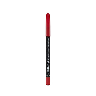 Flormar Waterproof Matte Lip Liner - Passionate Red: Long Lasting, High Pigment, Precise Definition Flormar Waterproof Matte Lip Liner: Long Lasting Color waterproof lip liner, matte lip liner, long lasting lip liner, high pigment lip liner, lip liner pencil, Flormar lip liner, red lip liner, nude lip liner, lip liner, waterproof, matte, long-lasting, high pigment, lip definition, lip contouring, precise application, vitamin C, vitamin E, cosmetic, makeup, beauty, lip pencil, red lipstick, nude lipstick, li