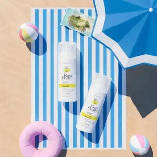 rimu spf50 sunscreen for uneven skin tones, rimu vegan sunscreen product image, user applying rimu spf50 sunscreen, rimu sunscreen with hyaluronic acid and niacinamide Rimu Health Products SPF50 Sunscreen - Anti-Aging & Vegan | 50ml Rimu SPF50 Sunscreen - Anti-Aging & Vegan | 50ml rimu-health-products, spf-sunscreen, vegan-sunscreen, anti-aging, hyaluronic-acid, niacinamide, sensitive-skin, eco-friendly, skincare, ai-generated