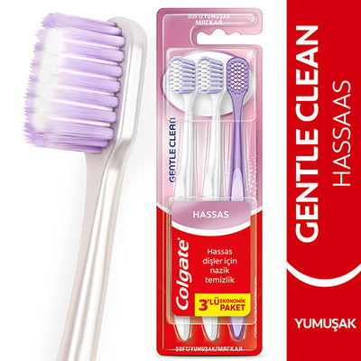 Colgate Gentle Clean: Soft Bristle Toothbrush for Sensitive Teeth & Gums Ð Achieve Optimal Oral Hygiene with Gentle Clea