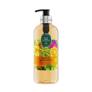 Eyüp Sabri Tuncer Natural Liquid Soap with Bodrum Mandarin Scent - 16.91 fl oz, Gluten-Free, Paraben-Free, Vegan Natural Liquid Soap with Bodrum Mandarin - Gluten-Free & Vegan Natural liquid soap, Olive oil soap, Mandarin scented soap, Gluten-free soap, Paraben-free soap, Vegan soap, Sensitive skin soap, Chemical-free skincare, Natural skincare products, Liquid soap, Bodrum mandarin, Cruelty-free, Sustainable skincare, Gentle cleansing
