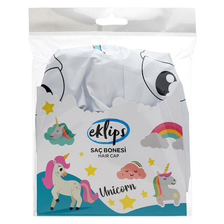 Eklips Unicorn Hair Bonnet - Waterproof Hair Protection for Curly Hair, Shower Cap with Elastic Band Eklips Unicorn Hair Bonnet - Waterproof Hair Protection hair bonnet, unicorn hair bonnet, Eklips hair bonnet, shower cap, waterproof hair protection, curly hair care, hair care accessories, frizz protection, hair protection, bathing accessories, kids hair care, hair dryer accessories, shower accessories