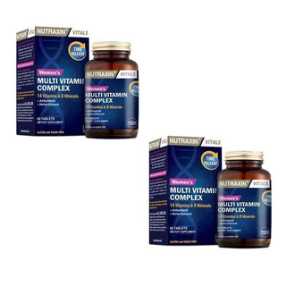 Nutraxin Multivitamin & Mineral Complex For Women - Women's Health Vitamins & Dietary Supplements Nutraxin Multivitamin for Women - Women's Health Supplement Multivitamin for Women, Mineral Complex Supplement, Women's Health Vitamins, Dietary Supplements for Women, Nutritional Support for Women, Health Supplements, Women's Nutrition, Vitamin and Mineral Complex, Dietary Support