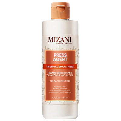 Press Agent Smoothing Sulfate-Free Shampoo for Thermal Styling and Detangling - Gentle, Moisturizing, and Protective Hai