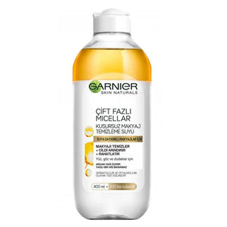 Garnier Micellar Makeup Remover - Double-Phase Formula with Argan Oil for Effective Waterproof Makeup Removal Garnier Micellar Makeup Remover - Effective & Gentle micellar makeup remover, double-phase makeup remover, argan oil benefits, waterproof makeup removal, long-lasting makeup remover, Garnier, beauty, skincare, makeup removal, cosmetic, gentle cleansing, nourishing, effective makeup removal