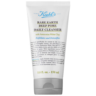 Rare Earth - Deep Pore Daily Facial Cleanser for Combination & Oily Skin - Natural Exfoliating Cleanser Rare Earth Daily Facial Cleanser - Natural & Effective daily facial cleanser, exfoliating cleanser, natural skincare, pore minimizing, combination and oily skin, cruelty-free, sulfate-free, paraben-free, gentle cleanser, skincare routine, Rare Earth products, facial scrub