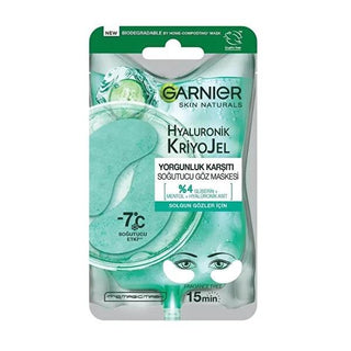 Garnier Hyaluronik Cooling Eye Mask - Anti-Fatigue, Hydrating Gel for Dark Circles & Puffiness Garnier Hyaluronik Eye Mask - Anti-Fatigue & Hydrating Garnier Hyaluronik, Eye Mask, Anti-fatigue eye care, Cooling eye mask, Hyaluronic eye treatment, Skincare, Eye care, Dark circle reduction, Puffiness reduction, Hydrating eye mask, Gel eye mask, Under eye care, Anti-aging eye care, Garnier skincare, Eye mask for dark circles, Eye mask for puffiness