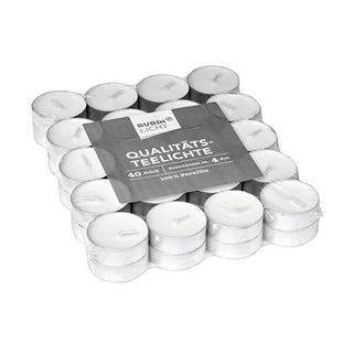 Rubin Licht Odorless Paraffin Candles - 40 Pack, Long-Lasting & Smokeless Rubin Licht Odorless Candles - 40 Pack candles, odorless candles, long-lasting candles, paraffin candles, bulk candles, smokeless candles, soot-free candles, ambiance lighting, home decor, relaxation, gift ideas