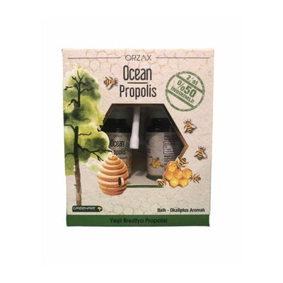 Ocean Propolis Oral Spray 20ml - Natural Oral Care with Green Brazilian Propolis, Honey & Eucalyptus Flavor