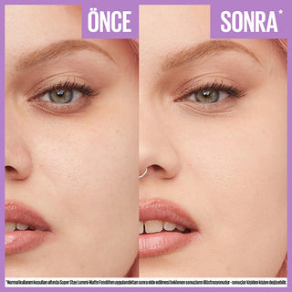 Maybelline Super Stay Lumi Matte Foundation: 30-Hour Lightweight, Natural Matte Coverage for Flawless Skin Maybelline Lumi Matte Foundation: Long-Lasting Matte Coverage Maybelline foundation, matte foundation, long lasting foundation, lightweight foundation, satin matte foundation, lumi matte foundation, full coverage foundation, makeup foundation, oil free foundation, foundation, makeup, face makeup, long-wear foundation, natural matte finish, shine-free foundation, comfortable foundation, breathable found