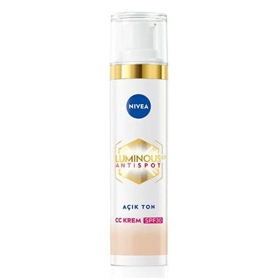 Nivea Luminous630 Anti-Dark Spot Face Cream with SPF30 - Hyaluronic Acid Moisturizer for Even Skin Tone