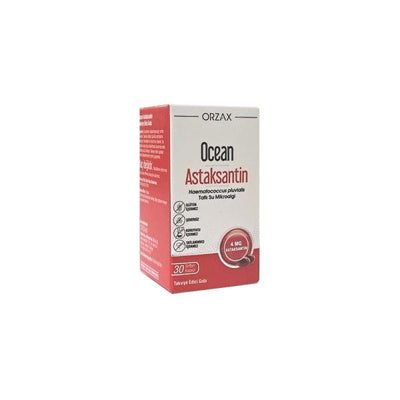 Ocean Astaxanthin 4mg - Natural Antioxidant Supplement for Cellular Health & Anti-Aging - 30 Softgels