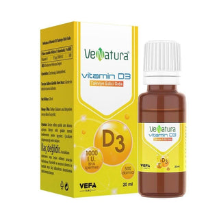 VeNatura Vitamin D3 1000 IU Liquid Supplement for Bone Health - 20ml VeNatura Vitamin D3 1000 IU - Bone Health Supplement Vitamin D3 supplement, 1000 IU Vitamin D, liquid Vitamin D3, dietary supplement for bone health, Vitamin D deficiency support, immune system support, bone health supplement, health and wellness, dietary supplements, Vitamin D3 liquid formulation