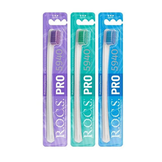 ROCS PRO 5940 Soft Toothbrush for Adults - Gentle Oral Care for Sensitive Teeth and Gums ROCS PRO 5940 Soft Toothbrush for Sensitive Teeth soft toothbrush, manual toothbrush, adult toothbrush, gentle oral care, sensitive teeth toothbrush, oral hygiene, dental care, toothbrush for sensitive gums, adult oral care, gentle cleaning