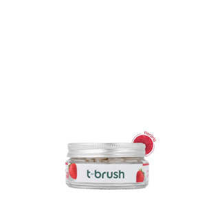 T-Brush Children's Toothpaste Tablets - Natural, Gluten-Free, Fluoride, Strawberry Flavor - 90 Count T-Brush Kids Toothpaste Tablets - Natural & Gluten-Free children's toothpaste tablets, natural toothpaste, gluten-free oral care, fluoride toothpaste for kids, strawberry flavored toothpaste, kids oral care, natural ingredients, gluten-free, fluoride, strawberry flavor, oral hygiene for children, toothpaste tablets, healthy smile, kids dental care