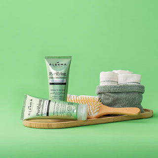 Alerma Sulfate-Free Shampoo for Oily Hair - 6.76 fl oz, Vegan & Cruelty-Free with Rosemary Extract & Tea Tree Oil Alerma Sulfate-Free Shampoo for Oily Hair - Vegan & Cruelty-Free sulfate-free shampoo, vegan hair care, oily hair cleansing, natural shampoo, rosemary extract hair benefits, cruelty-free hair care, gentle cleansing, paraben-free shampoo, tea tree oil hair benefits, sage oil hair benefits, eco-friendly hair products