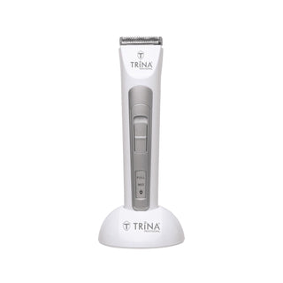 Trina Professional Hair Cutting Machine White TRNSACKS0034 - Precise Cutting for Hairstylists Trina Hair Cutting Machine - Precise Cutting Trina hair cutting machine, Professional hair clippers, Hair cutting tools, Trina TRNSACKS0034, White hair clippers, Professional hairstylists, Barbers, Hair cutting equipment, Salon tools, Barbershop essentials