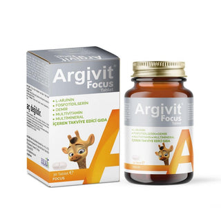 Argivit Focus Dietary Supplement - Multivitamin, Multimineral, Fosfatidilseri...