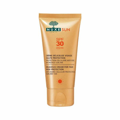 Nuxe Sun Cream SPF30: Anti-Aging Face Sunscreen for Natural Tan & Ultimate Protection | Moisturizing, Non-Comedogenic & 