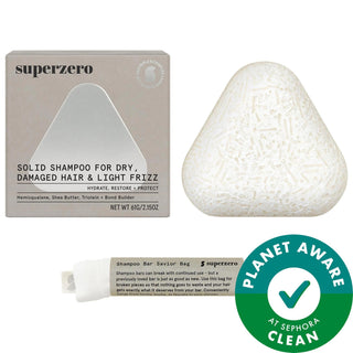 Superzero Hydrating Repair Shampoo Bar - Sulfate-Free, Color-Safe, Vegan, Eco-Friendly Hair Care for Dry, Damaged Hair
