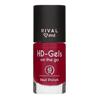Rival Loves Me Ruby Red HD Gel Effect Nail Polish: Fast Drying, Intense Coverage, High Shine - Achieve Salon-Quality Nails at Home! Rival Loves Me Ruby Red Nail Polish - HD Gel Effect, Fast Dry Ruby red nail polish, HD gel effect nail polish, Fast drying nail polish, High shine nail polish, Intense coverage nail polish, Red gel nail polish, Quick dry nail color, Rival Loves Me nail polish, Gel effect nail color, Shiny red nails, Nail Polish, Gel effect, Ruby Red, Fast Drying, Intense Coverage, High Shine, M