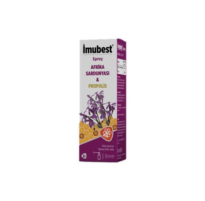 İmubest _mubest Herbal Spray Supplement with African Geranium & Propolis - Natural Immune Support for Kids & Adults