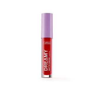 Callista Dreamy Matte Cream Lip Gloss - Red, Long-Lasting & Moisturizing Lip Color Callista Red Lip Gloss - Long Lasting & Moisturizing lip gloss, matte lip gloss, red lip gloss, long-lasting lip color, moisturizing lip gloss, natural lip gloss, creamy lip gloss, lip care, cosmetics, beauty products, red lip color, elegant lip finish, nourishing lip gloss